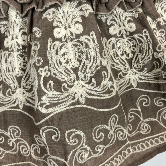 Isabella & Chloe Embroidery Ribbon Ruffle Dress - Picture 5 of 8